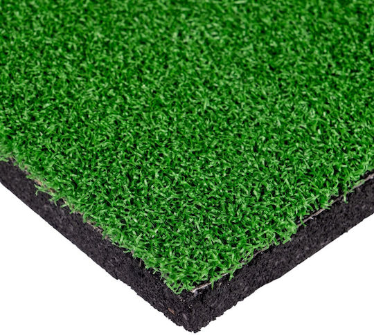 inSPORTline Rubber Gym Floor Puzzle Mat Green 100x100x2cm