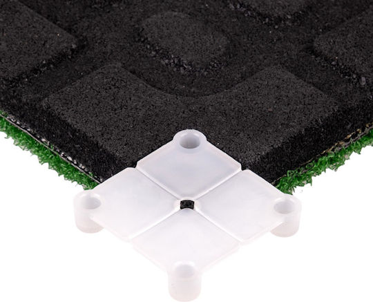 inSPORTline Rubber Gym Floor Puzzle Mat Green 100x100x2cm