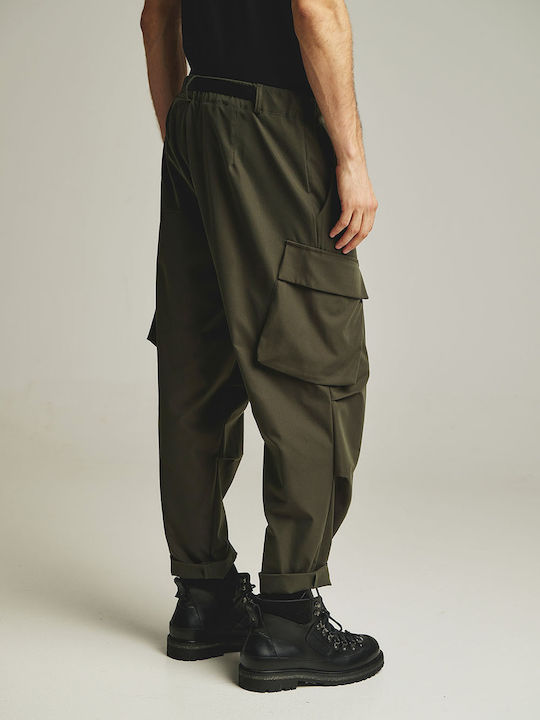 Trousers Cargo in Regular Fit Green