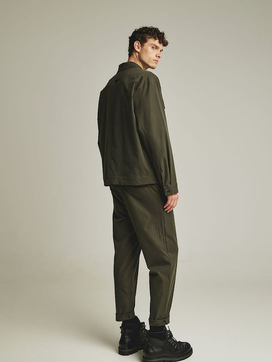 Trousers Cargo in Regular Fit Green