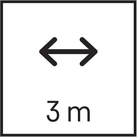 Emos Захранващ Кабел Тип NYL със Сечение 3x1.5mm² в Черен Цвят 1m
