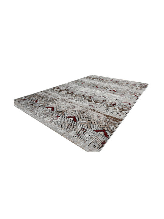 Polcarpet Covor Rectangular Bordo Grey