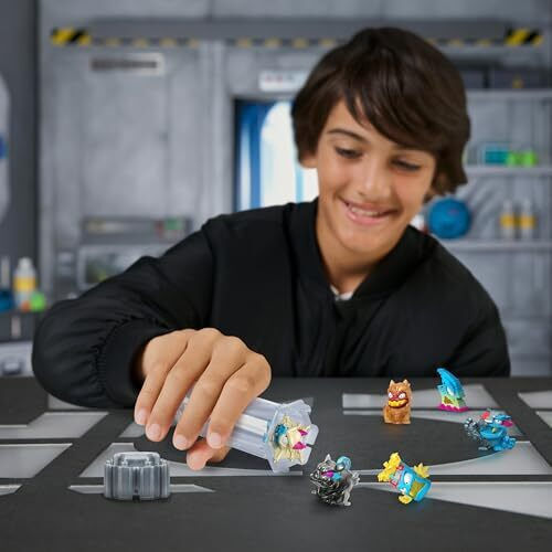 Giochi Preziosi Miniature Toy Mr Beast Lab Swarms 6 Figures for 5+ Years Old