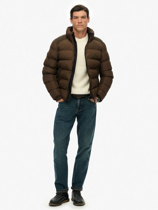 Jacket Puffer Brown