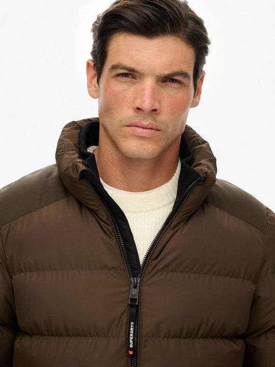 Jacket Puffer Brown