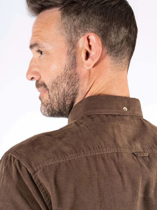 Langärmlig Hemd Brown