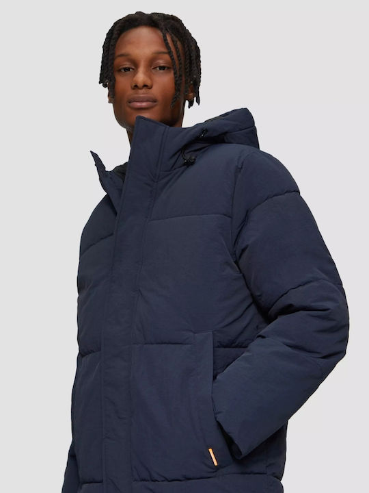 Geacă Puffer Navy Albastru Marin