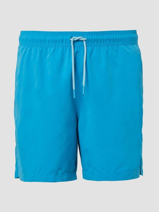 Costume De Baie Bărbați Pantaloni Scurți Albastru Deschis Cu Modele