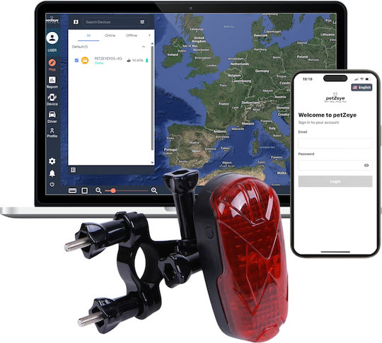 Petzeye Gps Bicycle Tracking Device 906 2g