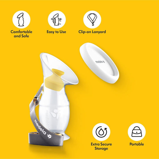 Medela Χειροκίνητο Μονό Θήλαστρο Χωρίς BPA Διάφανο