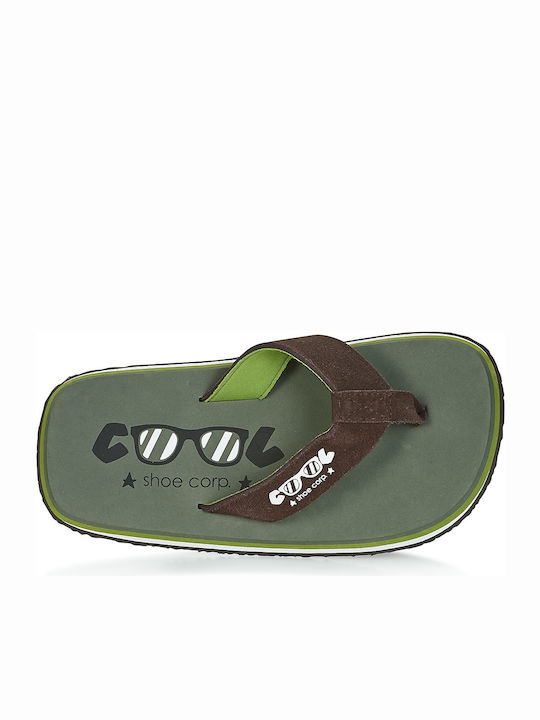 Men's Flip Flops Khaki