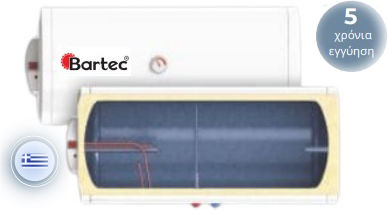 Bartec Θερμοσίφωνας 60lt Glass Οριζόντιος 3kW
