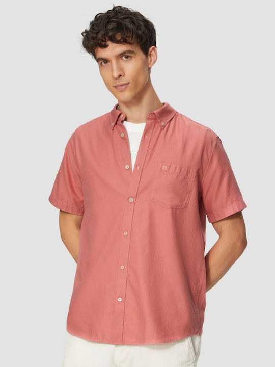 Cu mânecă scurtă Bumbac Cămașă Powder Pink