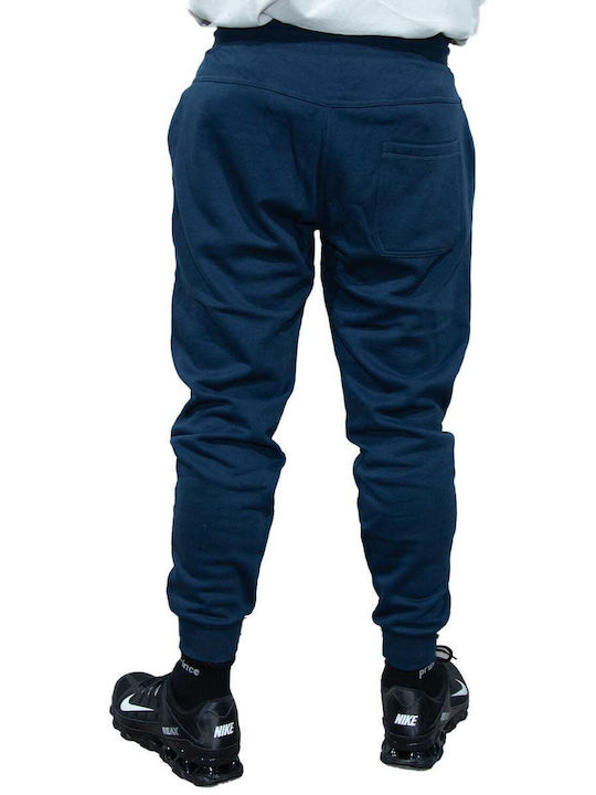 Sweatpants with Elastic Blue