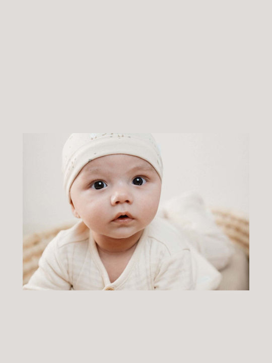 Little Goose Kids Beanie Fabric Beige for Newborn