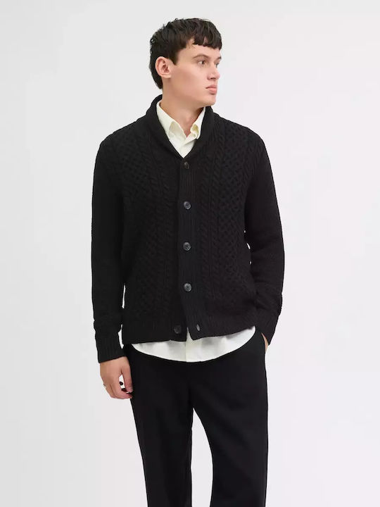 Jack & Jones Knitted Cardigan Black