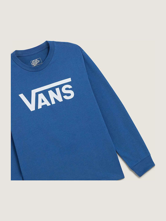 Kids' Shirt Long Sleeve Blue Classic