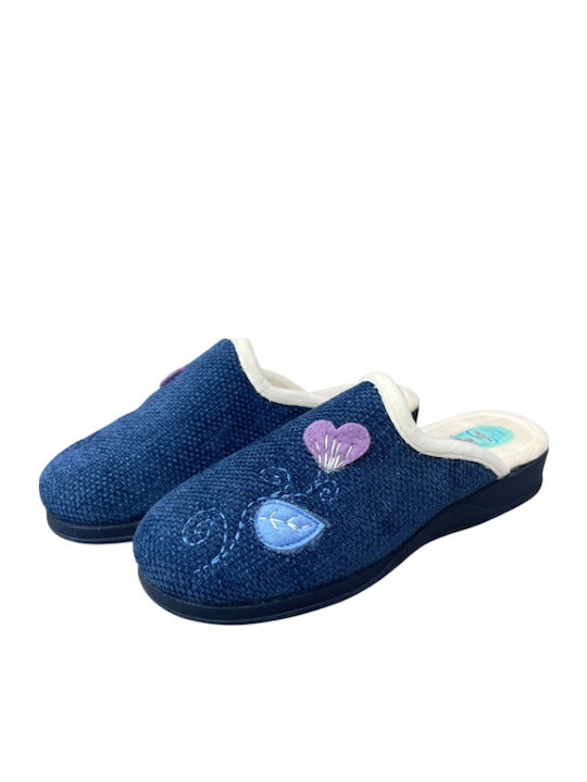Winter Women's Slippers Blue