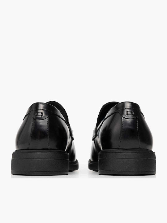 Men's Leather Loafers Black
