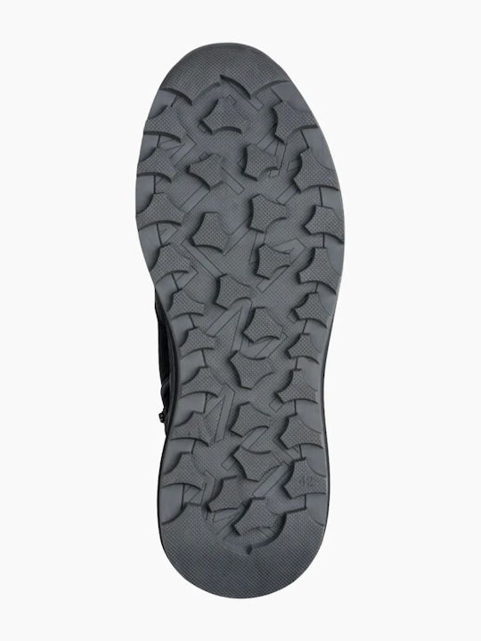 Black Men's Boots with Zipper
