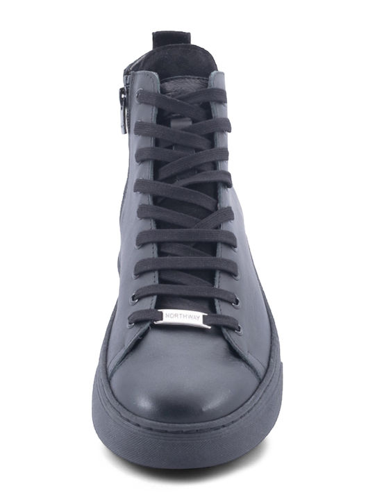 Leather Black Men's Boots