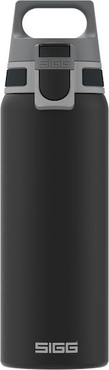 Sigg Shield One Παιδικό Παγούρι Αλουμινίου Non Spill Μαύρο 0.75ml