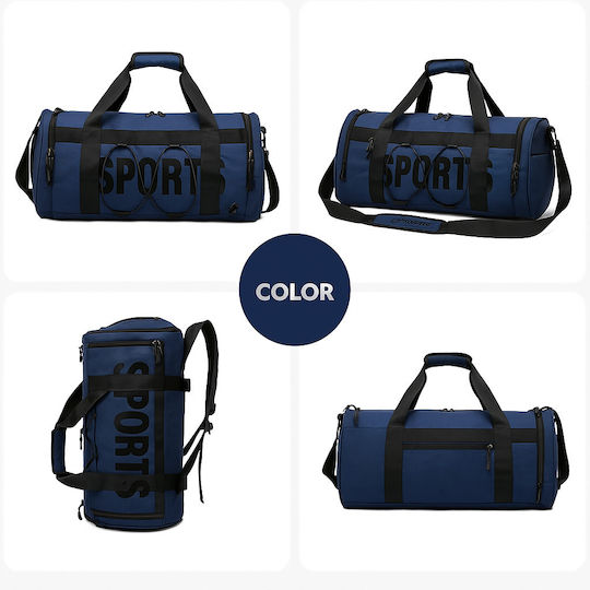 Sack Voyage Back 47lt Navy Blue Fabric L60xW26xH30cm