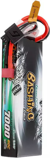 Gens Ace Bashing Μπαταρία Li-Po 7.4V 7000mAh 60C 2S T-Plug για Τηλεκατευθυνόμενο