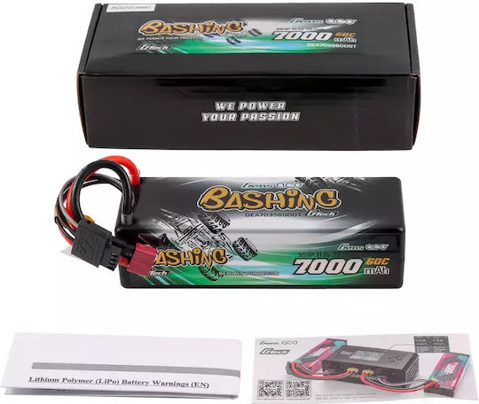 Gens Ace Bashing Батерия Li-Po 11.1V 7000mAh 60C 3S T-Щепсел За RC Превозно Средство