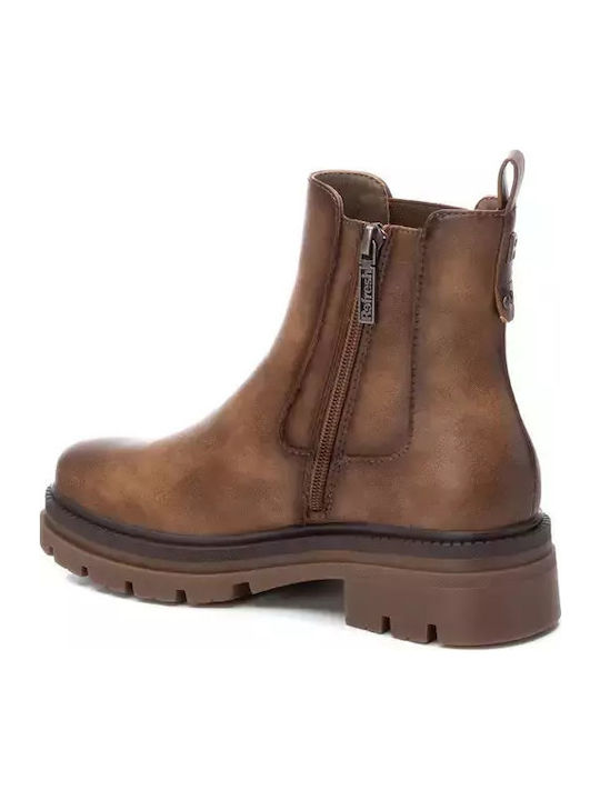 Damen Chelsea Stiefeletten Braun