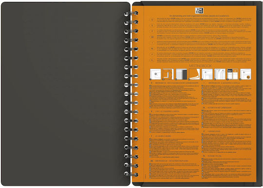 Oxford Notizbuch B5 Quadrat Schwarz