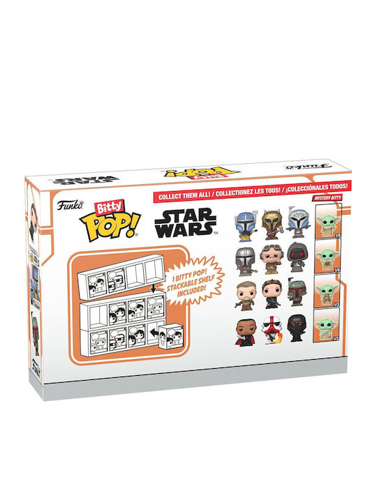 Funko Bitty Pop! 4er-Pack Star Wars: The Mandalorian - schwerer (Infanterie) Mandalorian Vinyl Figuren 889698754514