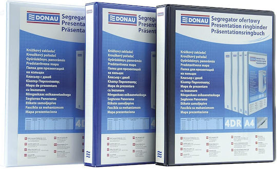 Donau 4-Ring Binder A4 50 Mm Black