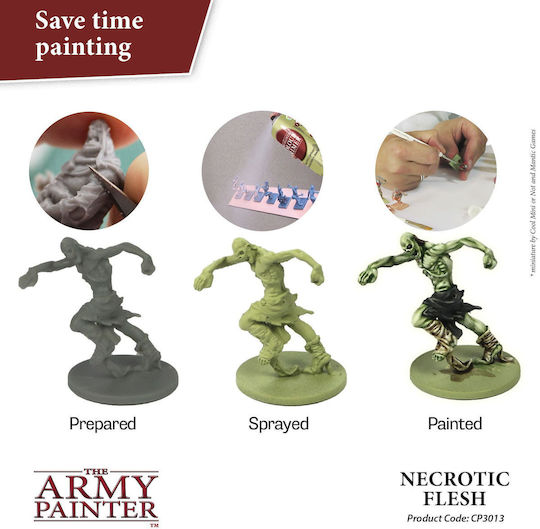 The Army Painter Primer Model Making Paint in Spray Necrotic Flesh 400ml CP3013