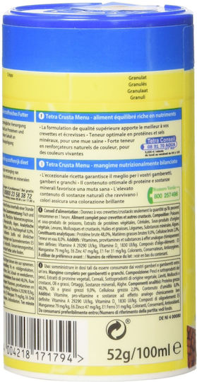 Tetra Menu Τροφή για Γαρίδες σε Κόκκους 100ml 52γρ.