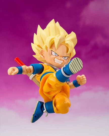 Dragon Ball S.h Figuarts Super Saiyan Son Goku Mini Φιγούρα Δράσης 8cm