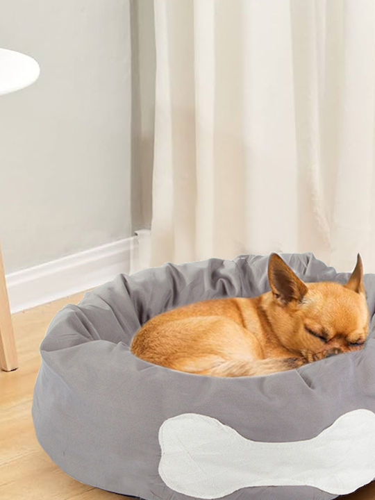 Verk Group Pillow Dog Round Gray 50x50cm