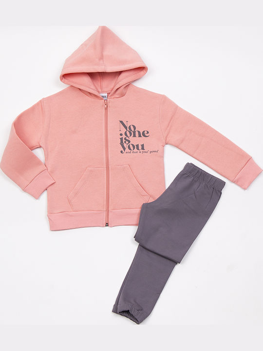 Kinder Sweatpants Set - Jogginganzug Salmon 2Stück