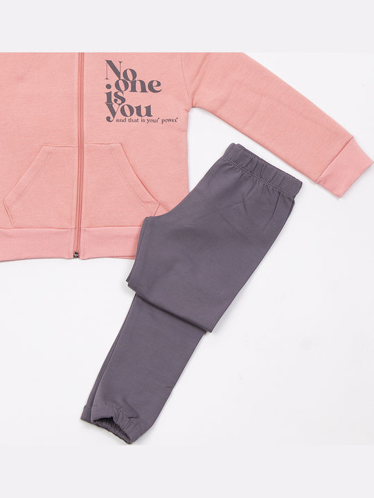 Kinder Sweatpants Set - Jogginganzug Salmon 2Stück