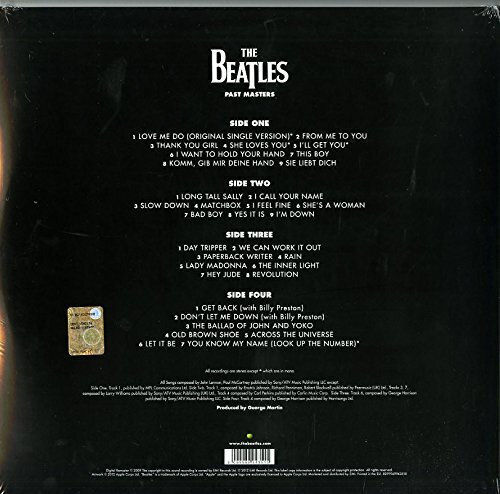 Beatles Past Masters Vol.1 & 2 1 Vinyl