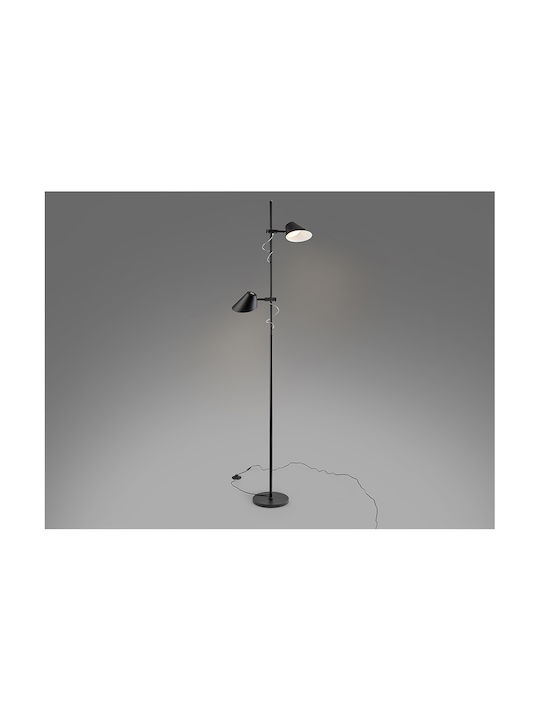 Esino LED Floor Lamp H184xW48cm. with Adjustable White Light 1800lm Black