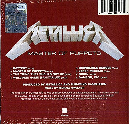 Metallica Черен Винил