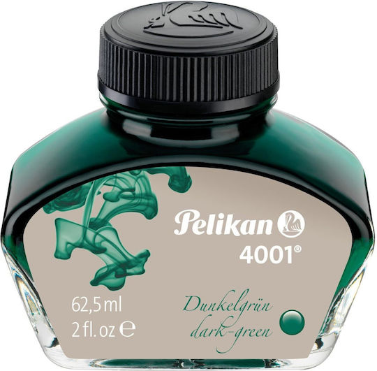 Pelikan 4001 Ανταλλακτικό Μελάνι για Πένα Πράσινο 62.5ml