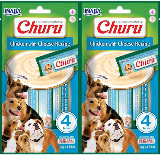 Inaba Churu Wet Food Dogs in Cans with Chicken 4x14gr