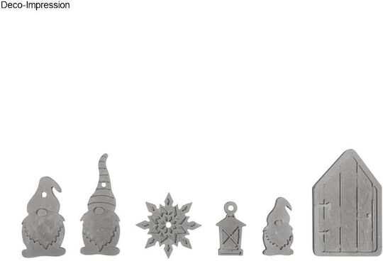 Formen aus Silikon 6 Designs Elfen