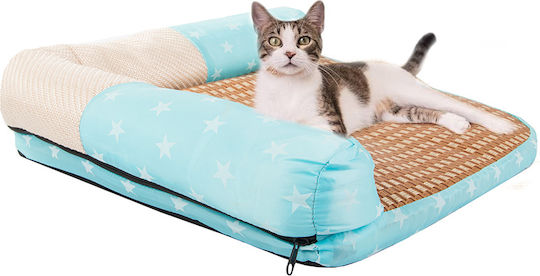 Fluffy Cat Bed with Scratching Pad 65x55cm For All Cats