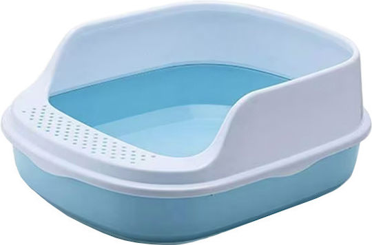 Cat Litter Box Light Blue L48 x W38 x H19cm