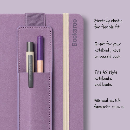 IF Leather Pen Holder Suitable for 2 Pens Purple