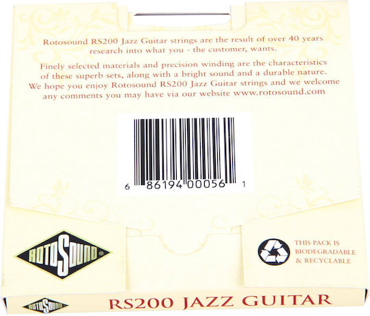 Rotosound Top Tape Flatwound Σετ Χορδών Ηλεκτρικής Κιθάρας 12 - 52"