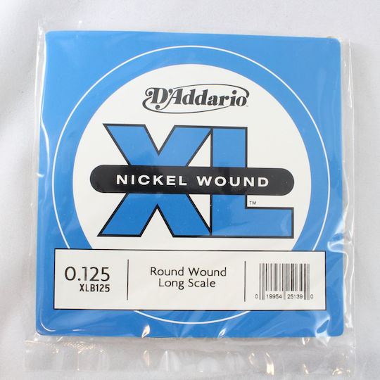 Daddario XL Bass Einzel Basssaiten Nickel gewickelt Für Bässe 125" Lange Skala